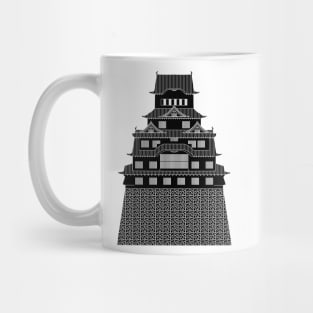 Black Himeji Castle I Mug